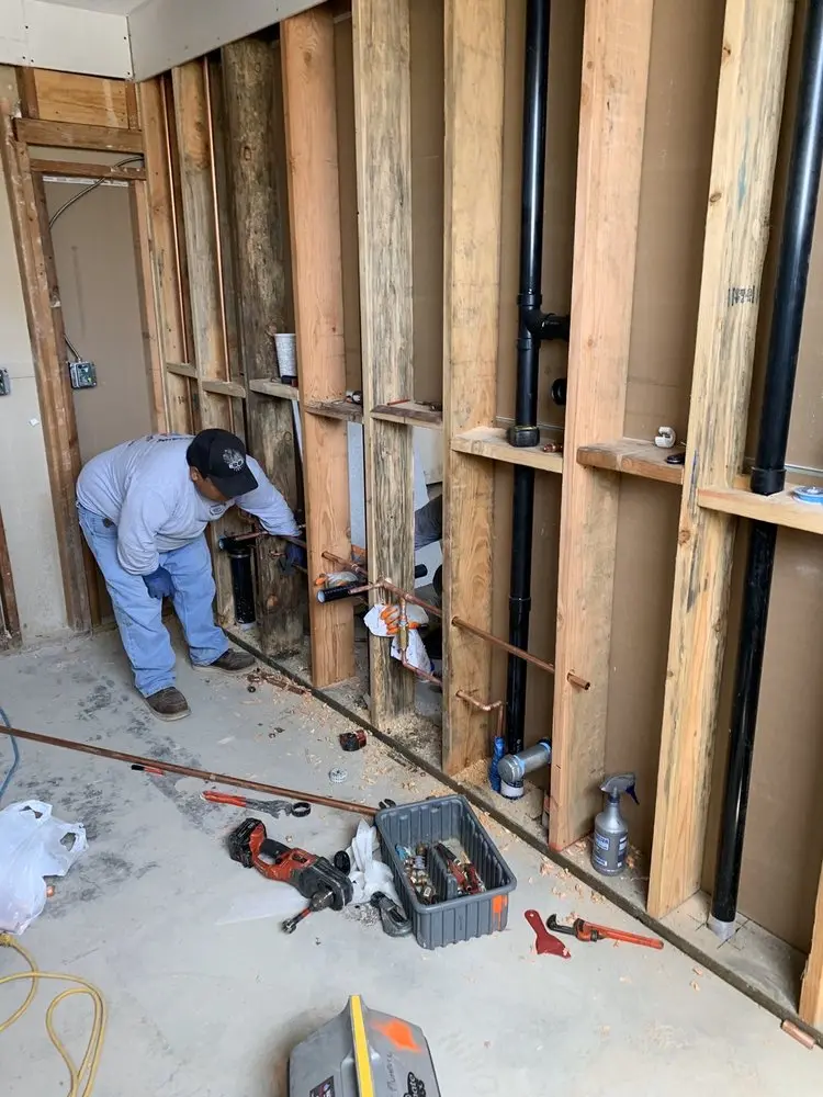 Commercial rough-in plumbing for Gas Line Repair in La Crescent